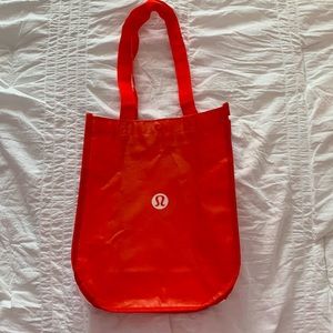 Lululemon Red Shopping Bag